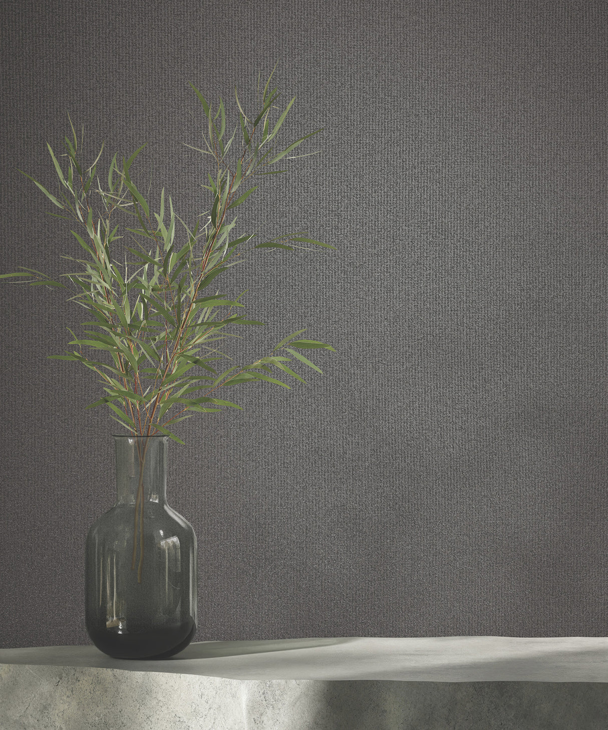 Glistening Quartz Charcoal by Antonina Vella Beaded Wallpaper- York Designer Series MA34945