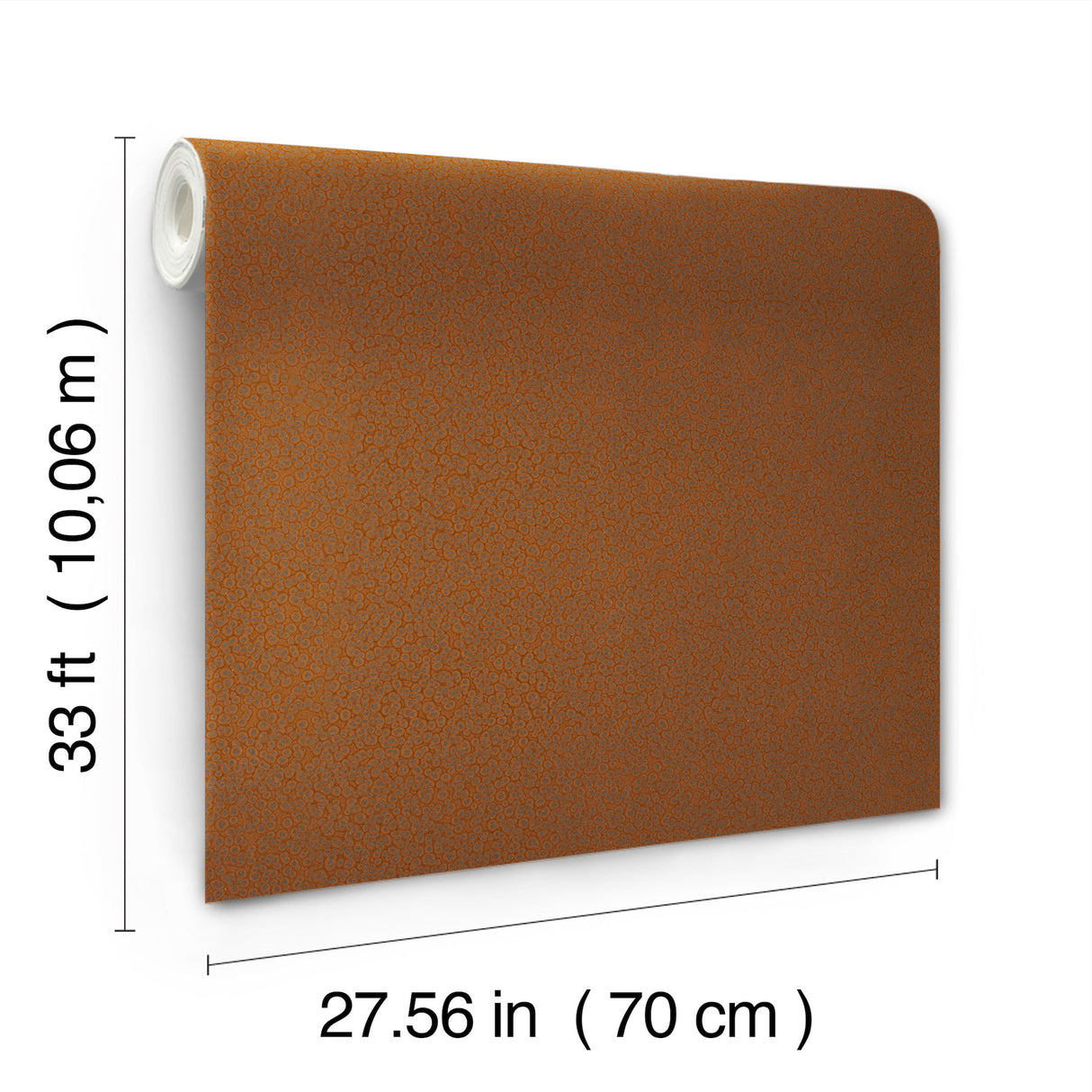 Hudson Copper by Antonina Vella Hammered Metal Vinyl Wallpaper – York Designer Series MA34958