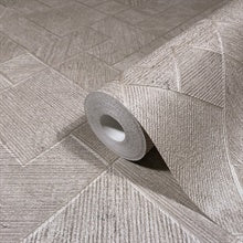 Marquetry Grey by Antonina Vella Tile Wallpaper – York Designer Series MA35510