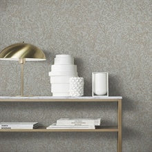 Sculpted Floral Gold Relief by Antonina Vella Wallpaper – York Designer Series MA35532