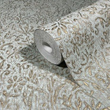 Sculpted Floral Gold Relief by Antonina Vella Wallpaper – York Designer Series MA35532