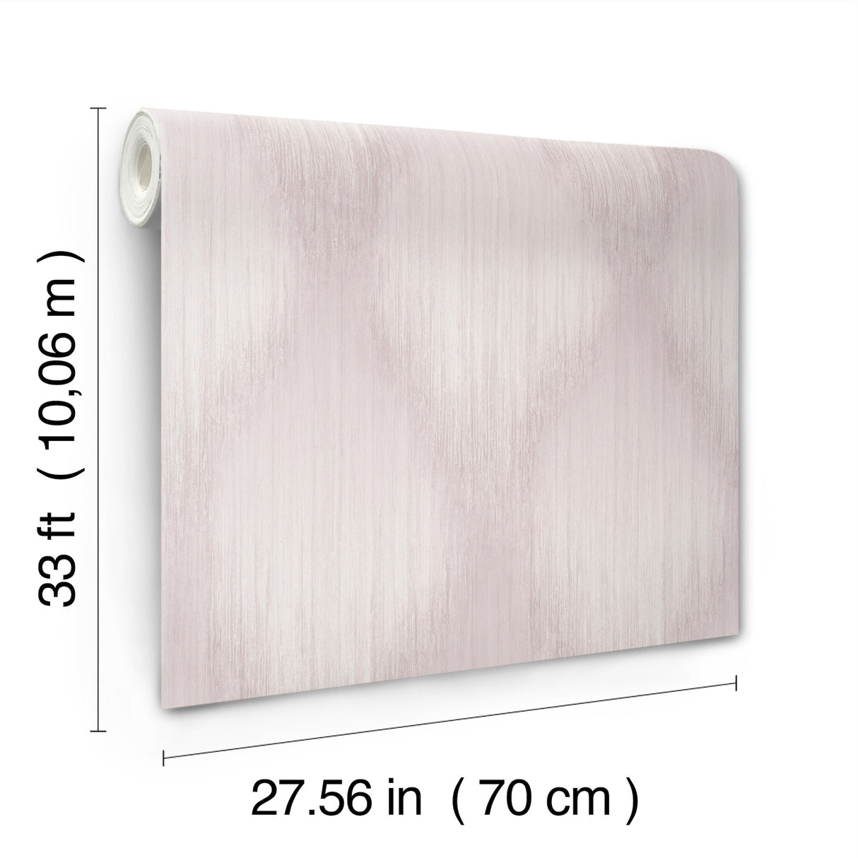 Starfall Mauve by Antonina Vella Metallic Ikat Wallpaper – York Designer Series MA35802
