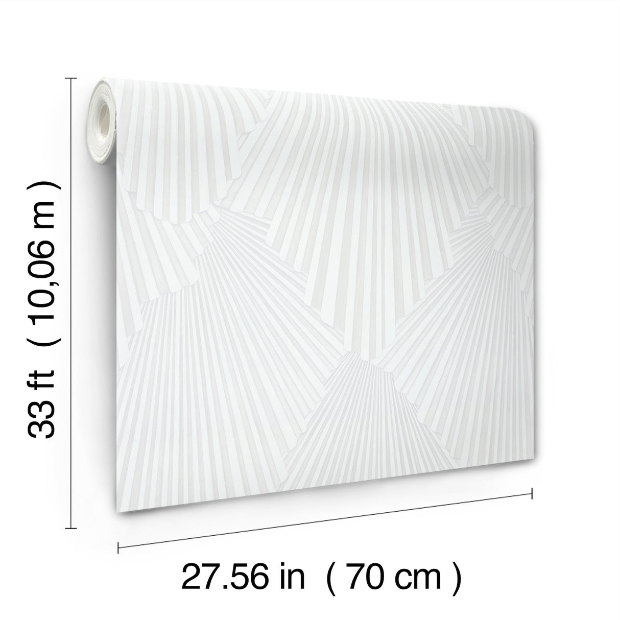 Lumiere White by Antonina Vella Deco Geo Wallpaper- York Designer Series MA35845