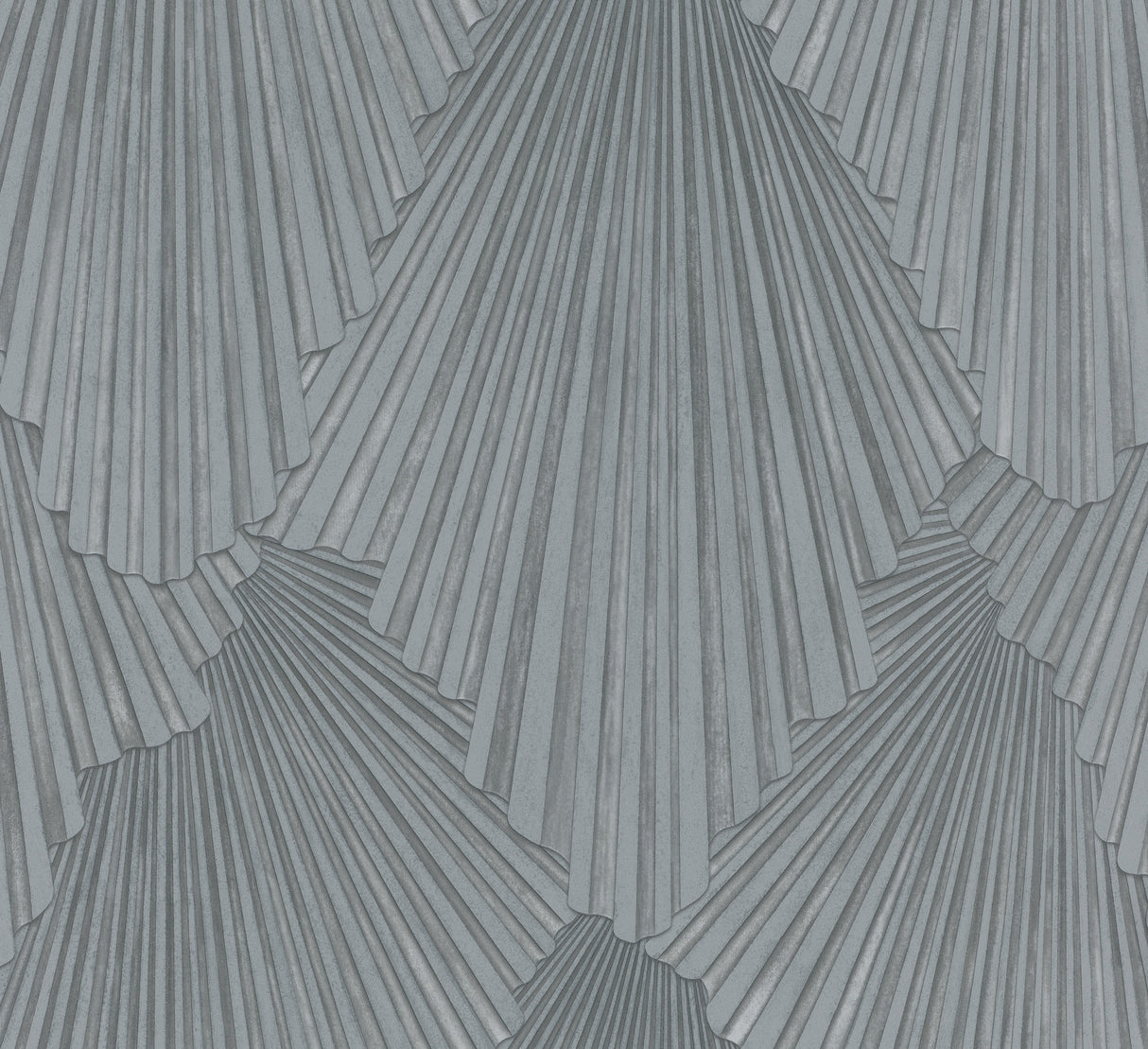 Antonina Vella Lumiere Pewter Deco Geo Wallpaper roll close-up