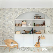 Havet Grey by York Wallcoverings Whimsical Animals & Insects Wallpaper – York Wallcoverings MB29016