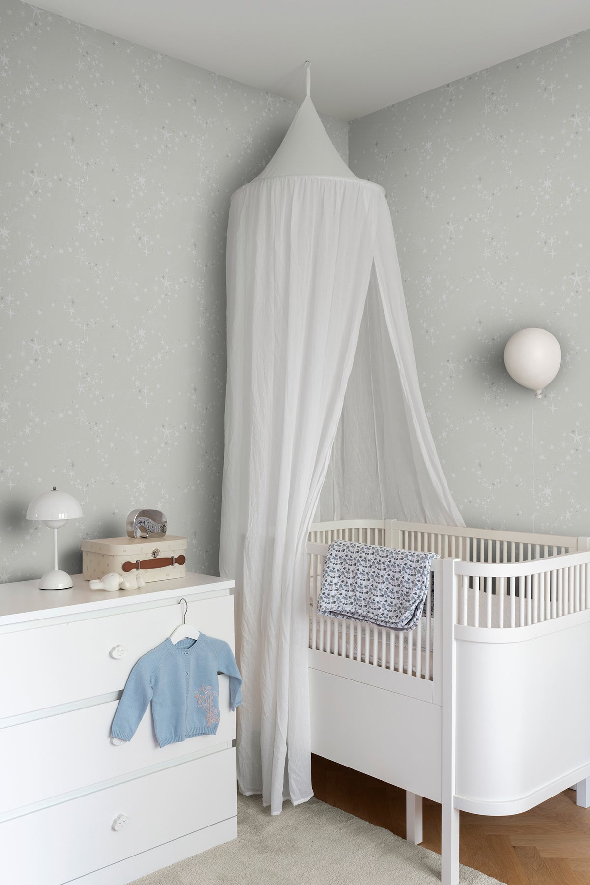 Stjarnhimmel Grey by York Wallcoverings Wallpaper – York Wallcoverings MB29019