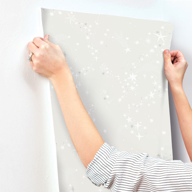 Stjarnhimmel Grey by York Wallcoverings Wallpaper – York Wallcoverings MB29019