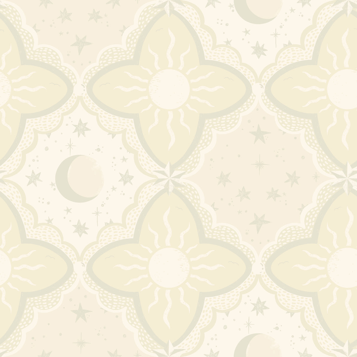 Sol & Mane Beige Wallpaper by York Wallcoverings - MB29031