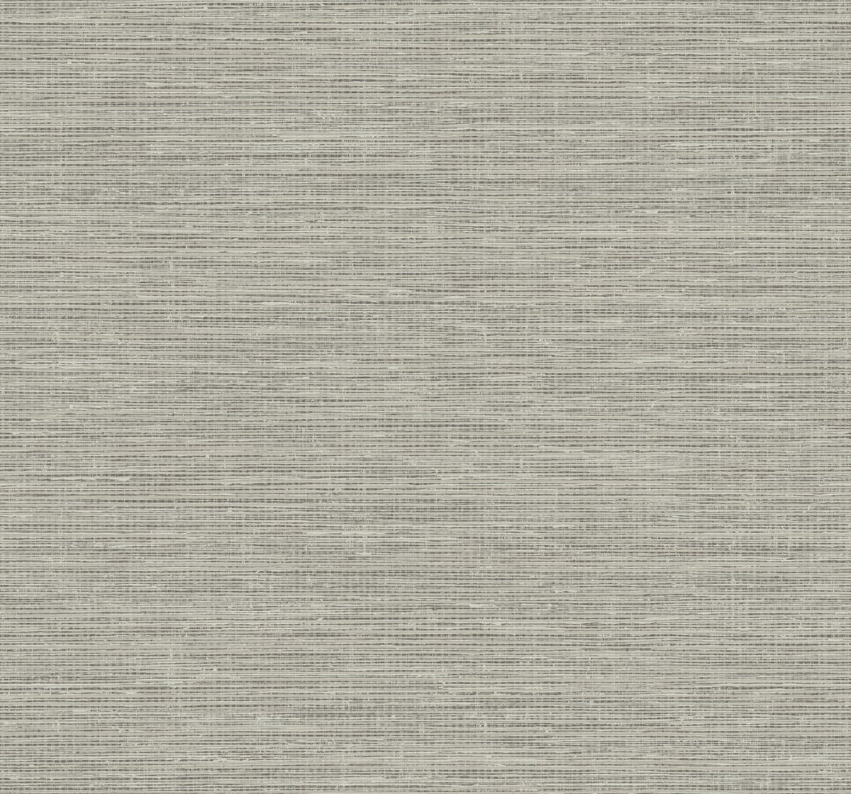 Beachgrass faux grasscloth wallpaper in Black Sands with fine horizontal woven texture
