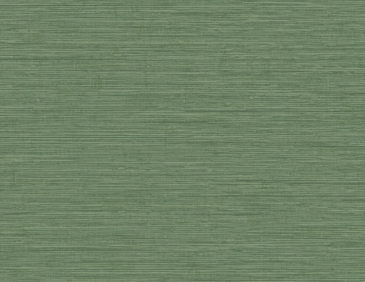 Greenery faux grasscloth texture wallpaper with subtle horizontal weave