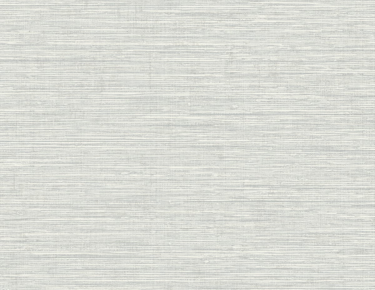 Daydream gray faux grasscloth texture wallpaper with subtle horizontal woven striations