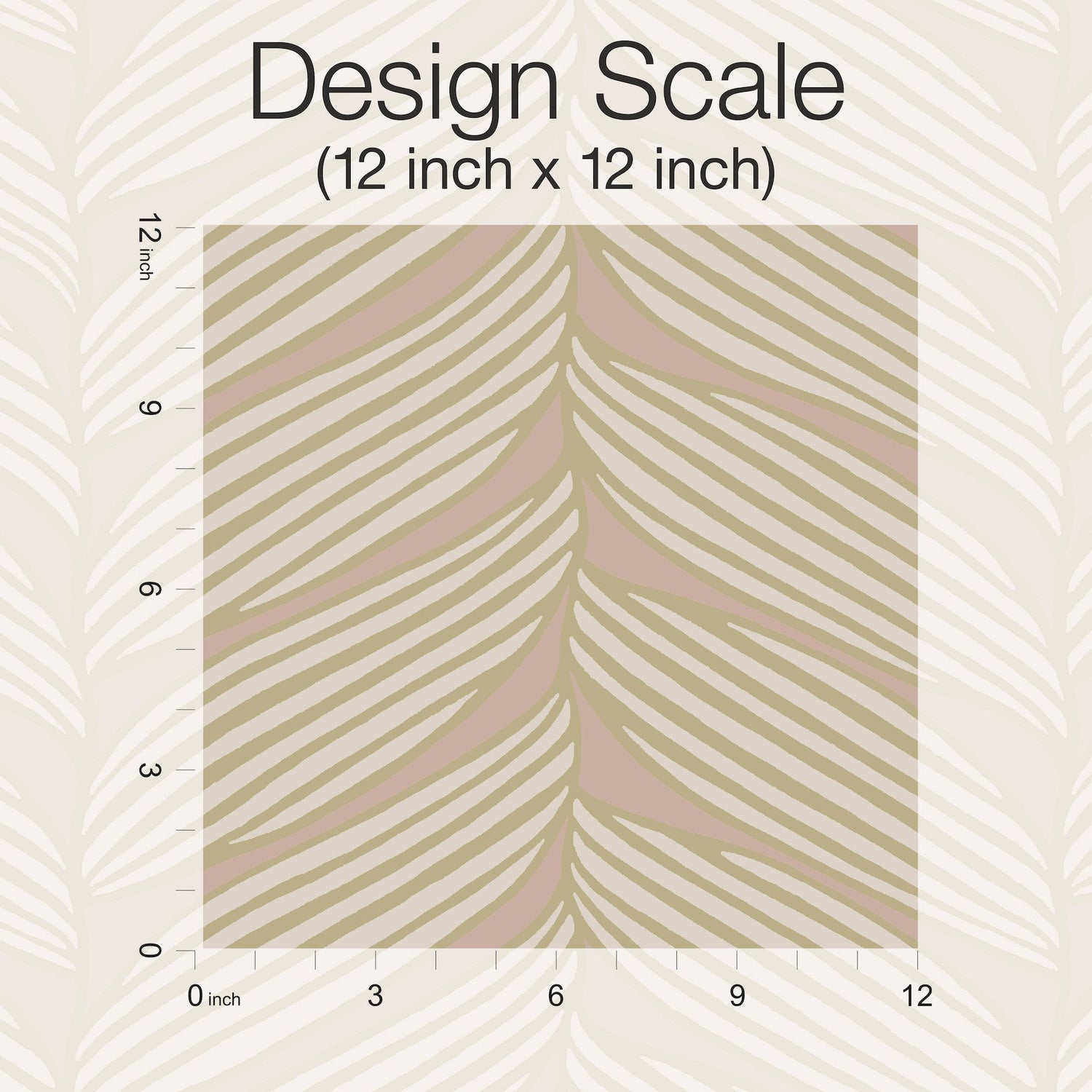 Luminous Leaves Blush & Gold Wallpaper with Metallic Tropical Leaf Motif - York MD7161