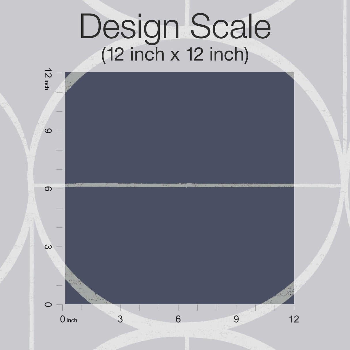 Sun Circles Blue & Silver Geometric Metallic Wallpaper - York MD7204