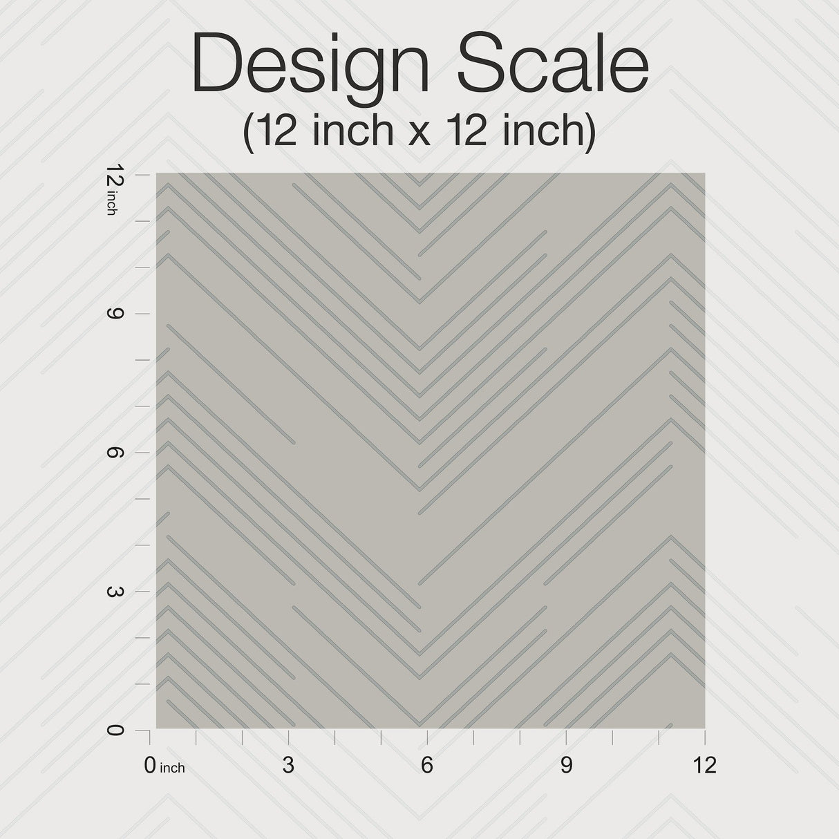Polished Chevron Taupe & Silver Wallpaper with Metallic Chevron Pattern - York MD7227