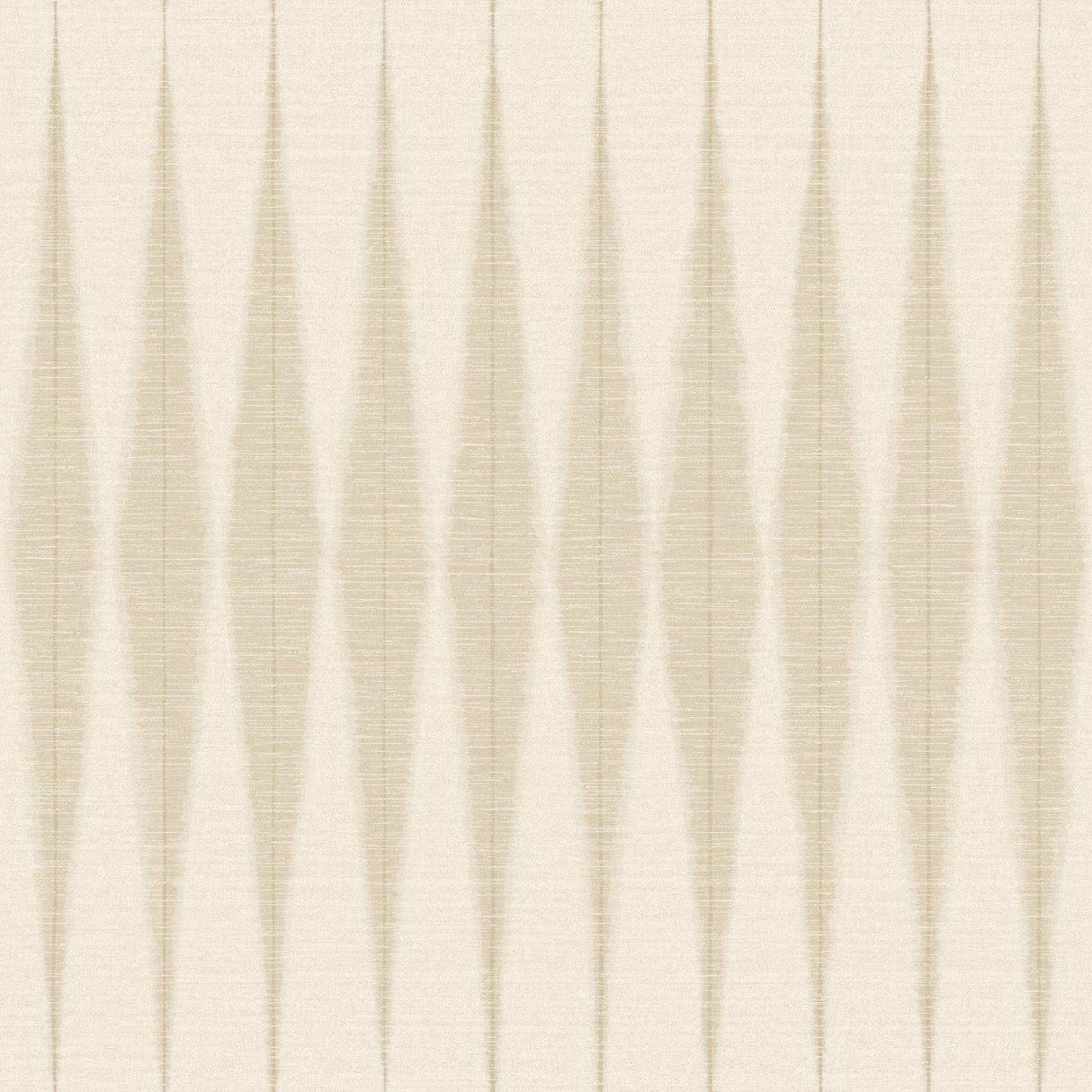 Handloom Beige Wallpaper with Woven Loom Stripe Pattern Magnolia Home Sure Strip - York ME1543
