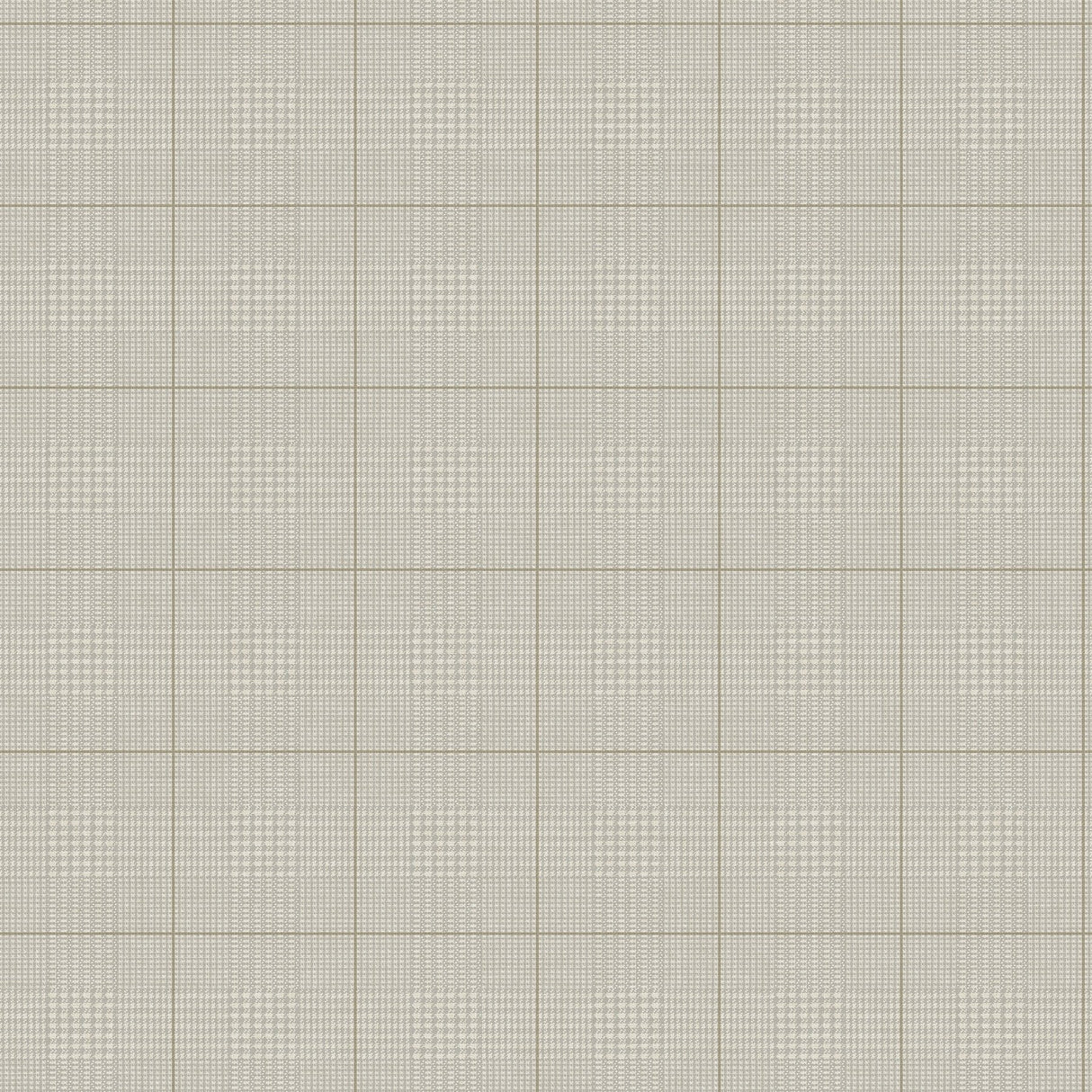 Windsor Ivory Wallpaper with Glen Check Plaid Small Print - York MF4782