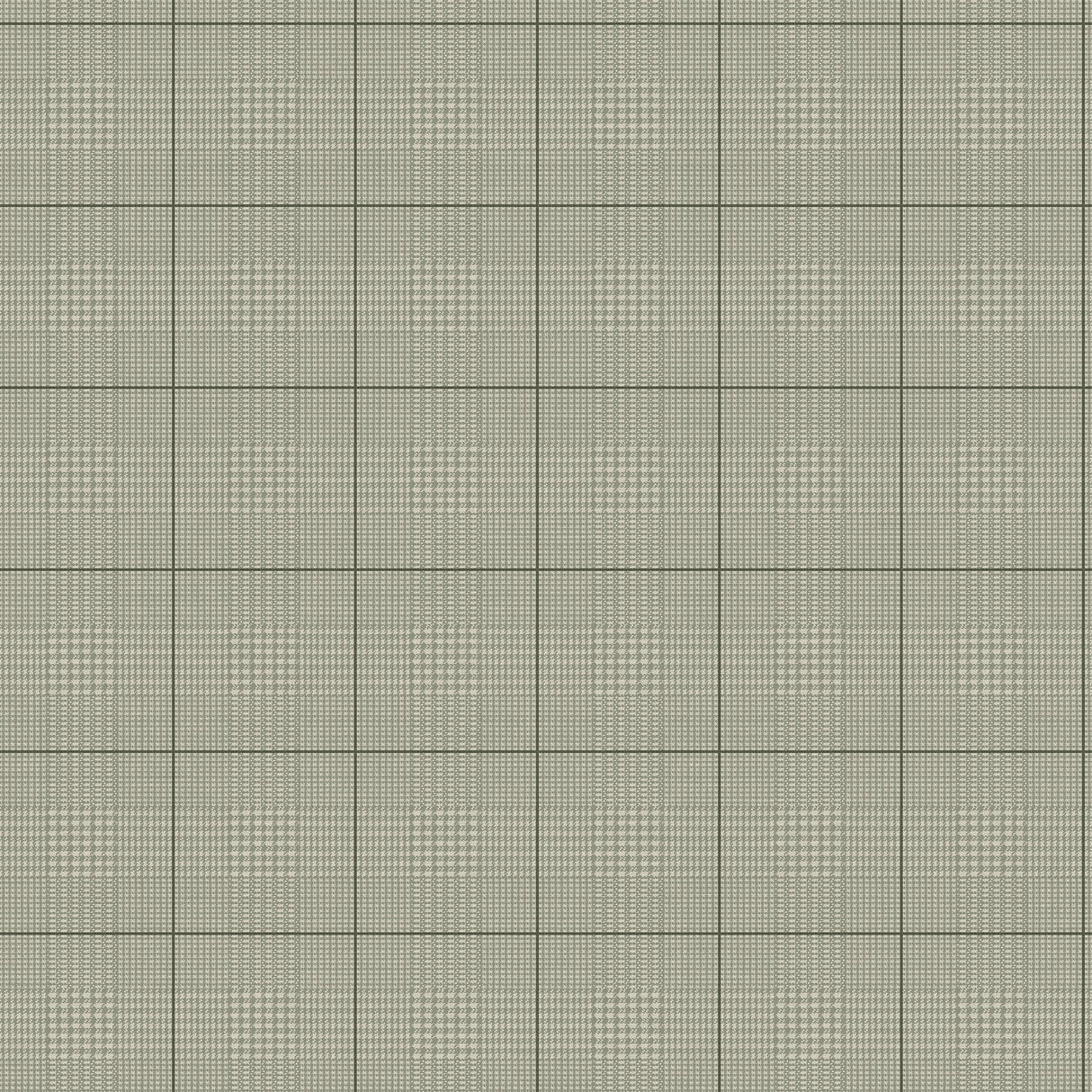 Windsor Green Wallpaper with Small Glen Check Pattern - York MF4786