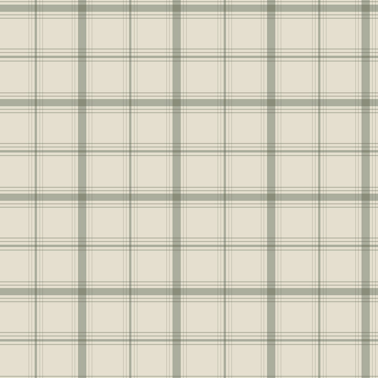 Hunter Green Plaid Wallpaper with Sure Strip Prepasted Material - York MF4794