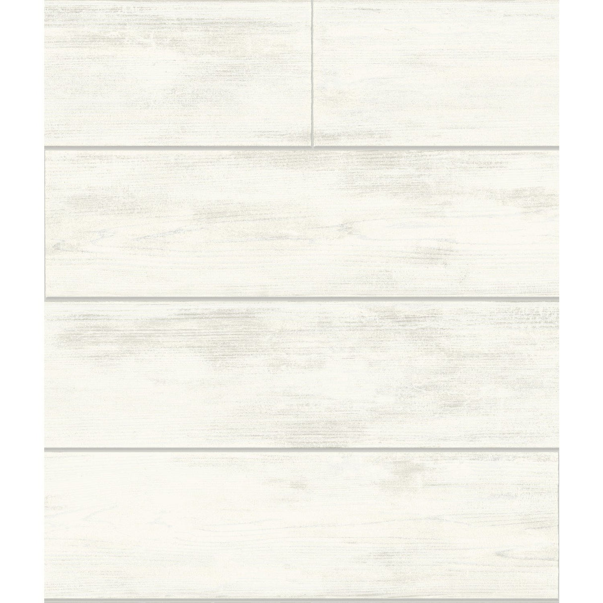 Shiplap White & Grey Wallpaper with Woodgrain Shiplap Pattern - York MH1560