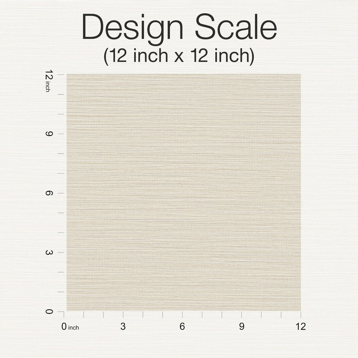 Cannete Tan Wallpaper with Horizontal Textured Faux Grasscloth - York MI10374