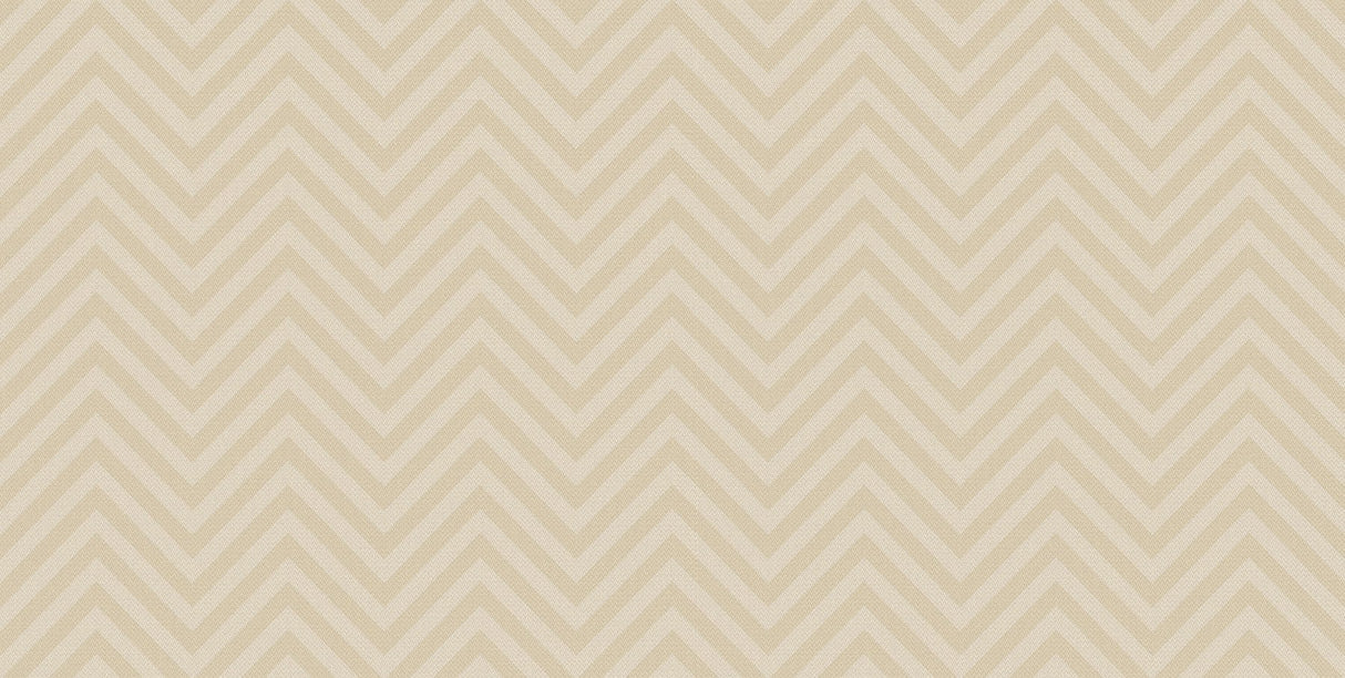 Macro Chevron Beige & Cream Wallpaper with Geometric Zigzag Pattern - York MI10382