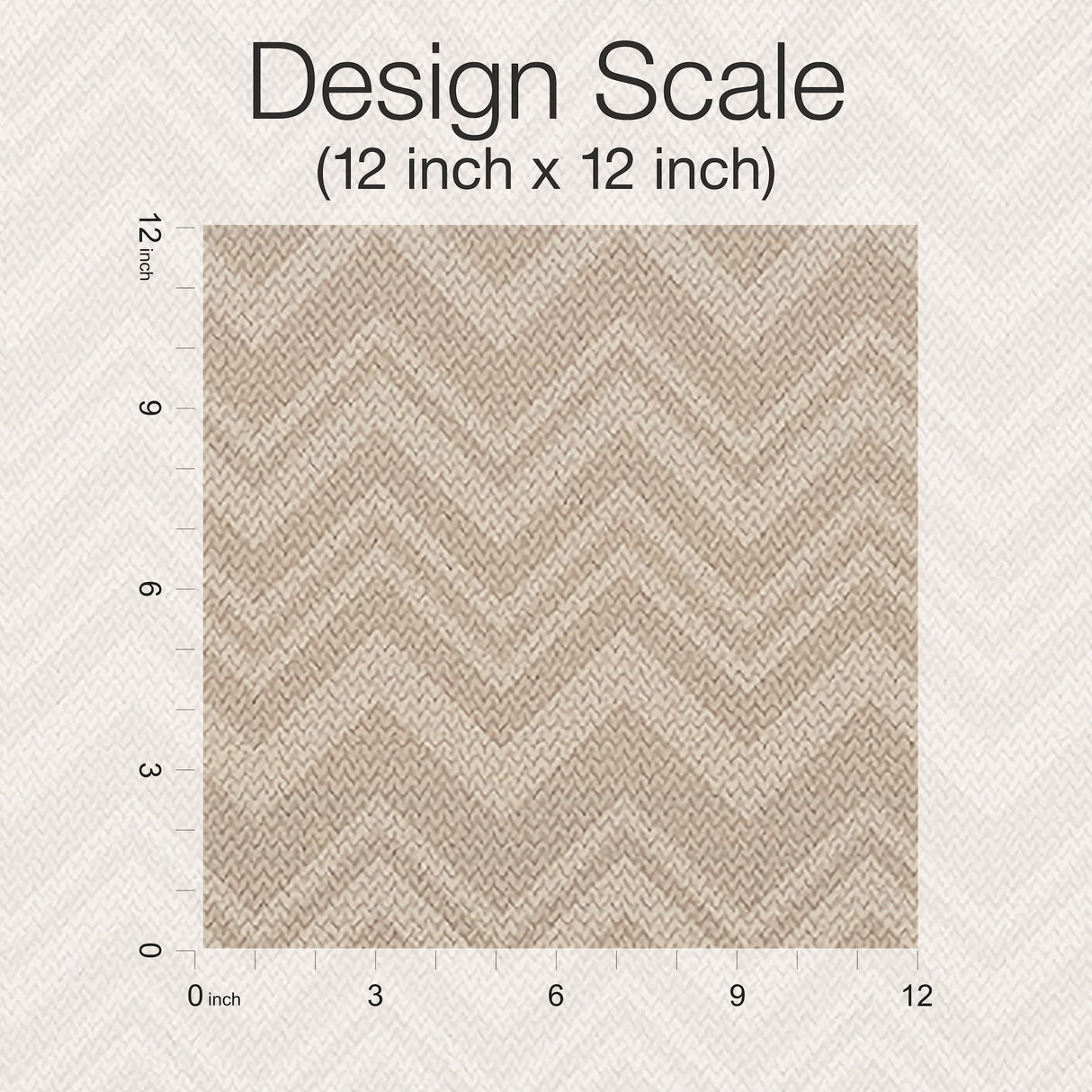 Iconic Shades Taupe Wallpaper with Ombre Chevron Geometric - Missoni MI10390