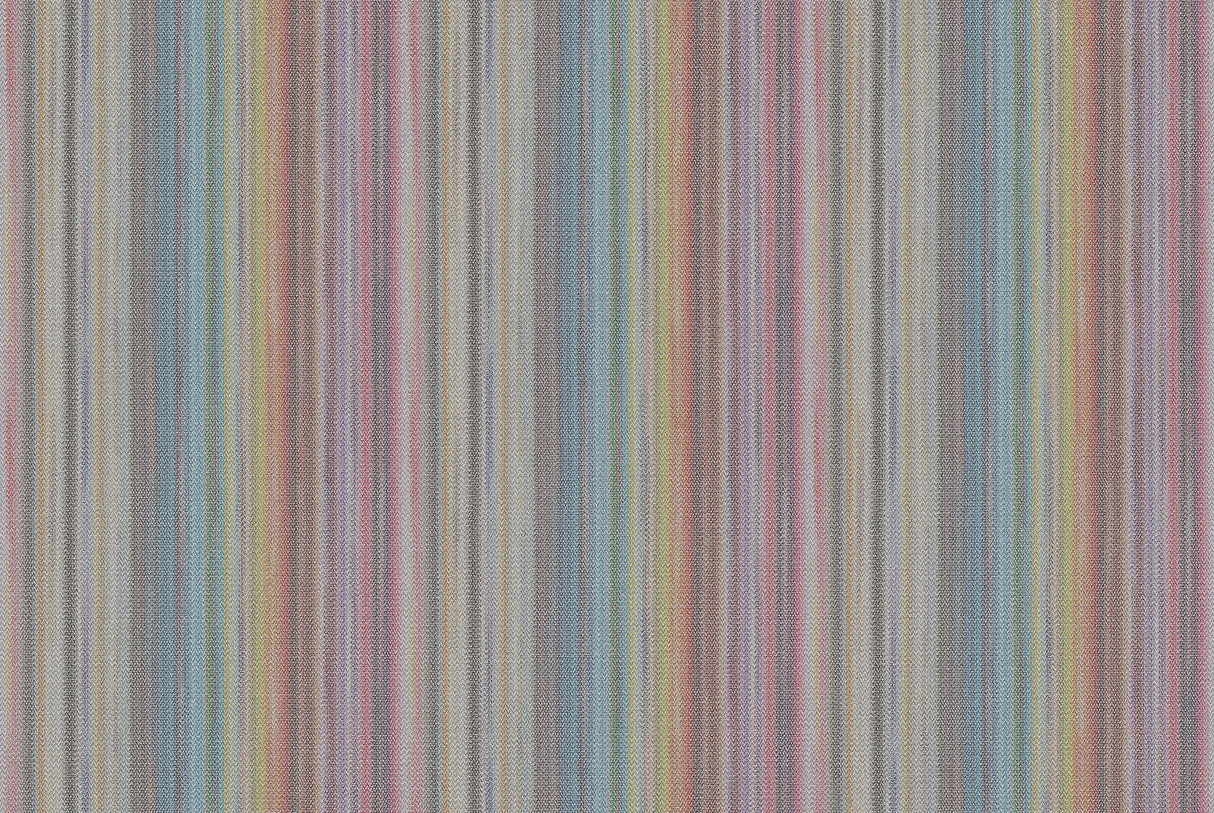 Missoni Striped Sunset Glitter Blue Wallpaper with Variegated Chevron Stripe - York MI10396