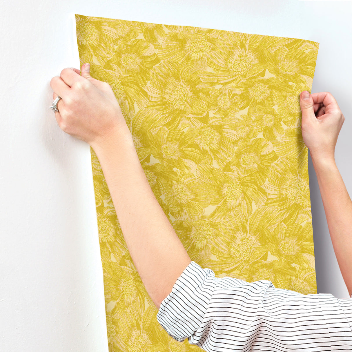 Anemoni Yellow by Missoni Floral Wallpaper – York Designer Series MI10500