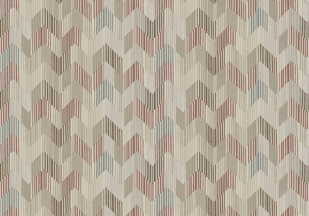 Betulle Multicolor Chevron Wallpaper by Missoni – MI10524