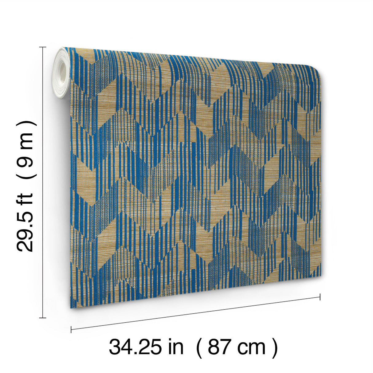 Birch Blue by Missoni Raffia Grasscloth Wallpaper – York Designer Series MI10527