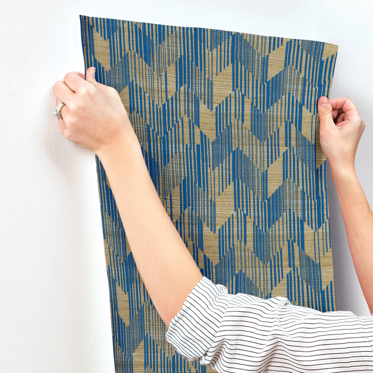 Birch Blue by Missoni Raffia Grasscloth Wallpaper – York Designer Series MI10527