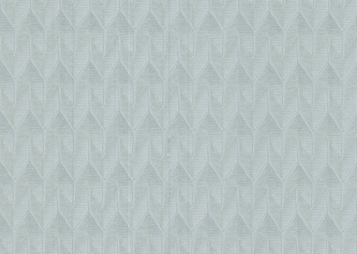 Sestriere Steel Metallic Chevron Vinyl Non Woven Wallpaper by Missoni - MI10550