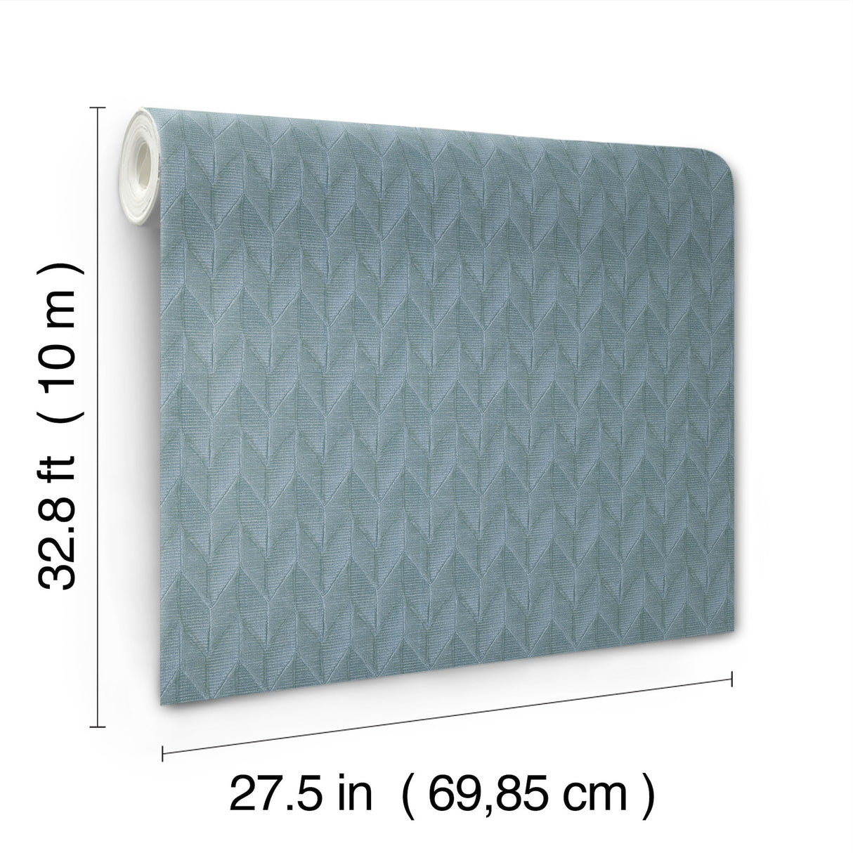 Sestriere Dark Teal by Missoni Chevron Wallpaper – York Designer Series MI10551