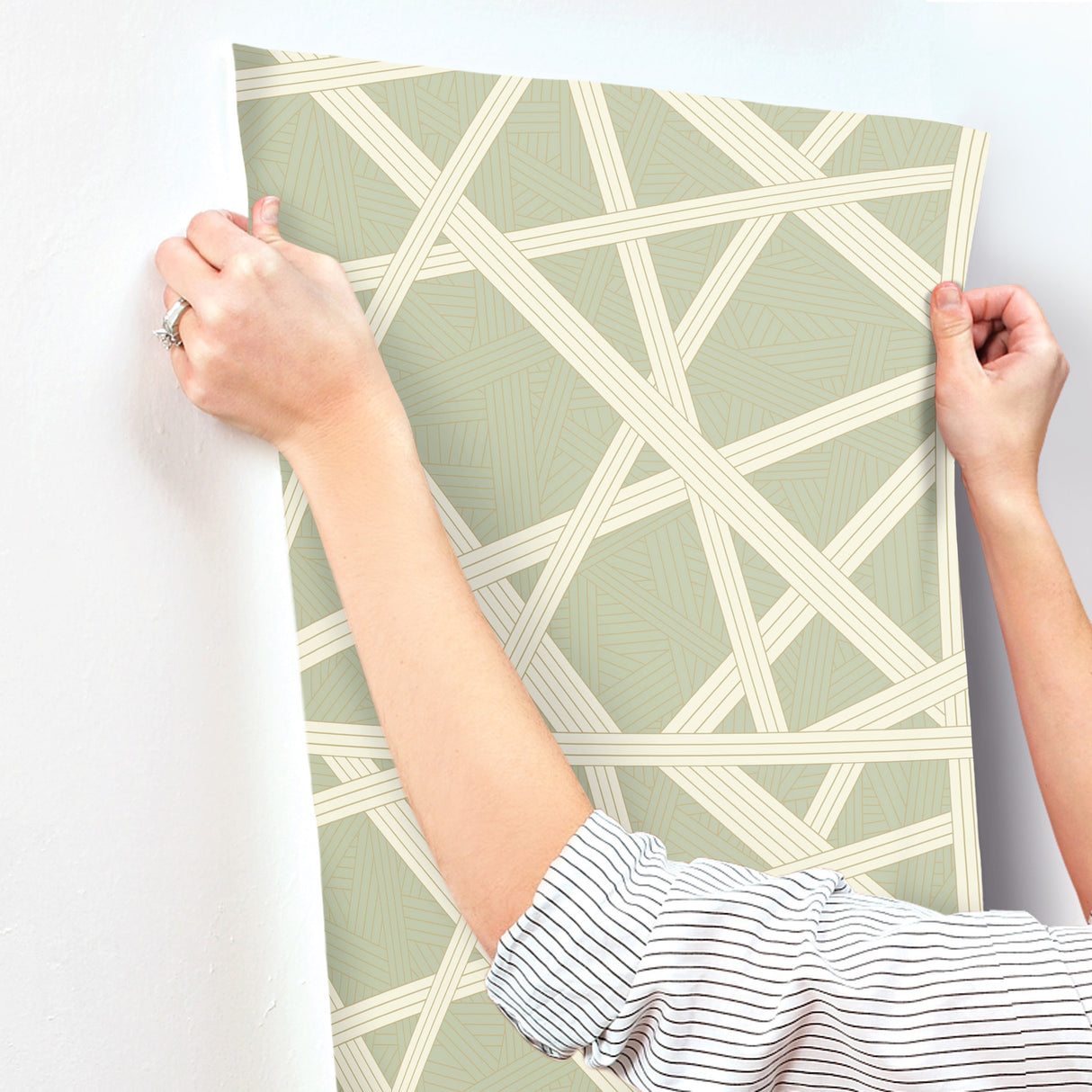 Nastri Green by Missoni Wallpaper – York Designer Series MI10563