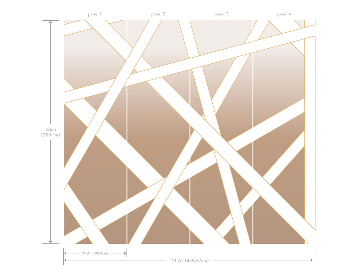 Nastri Shade Beige by Missoni Wall Mural – York Designer Series MI10580M