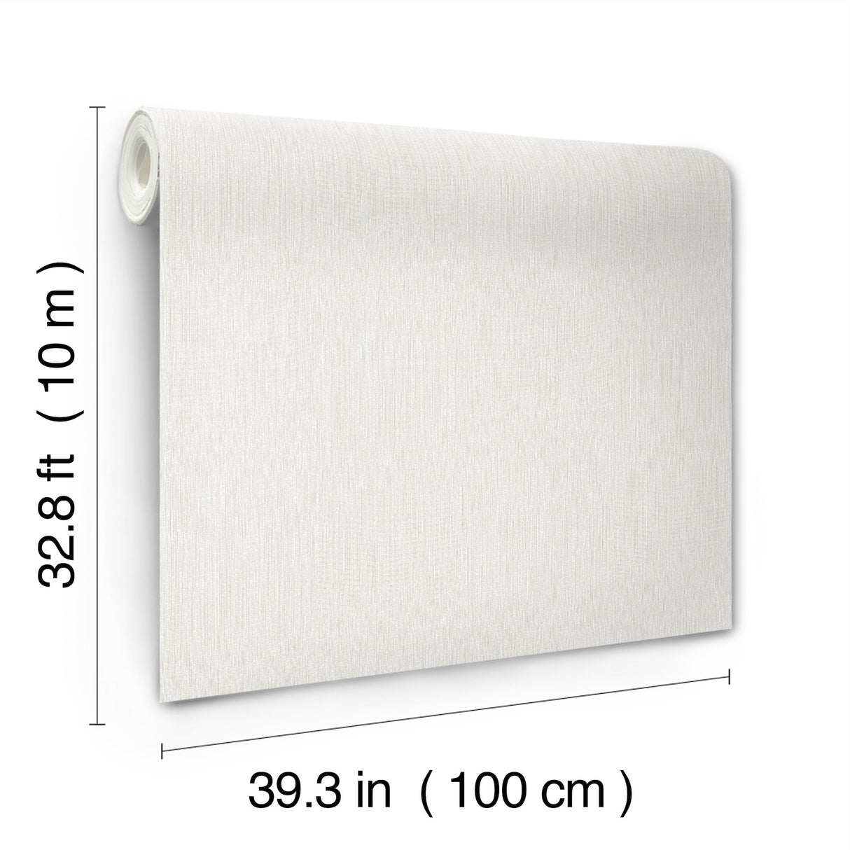 Linen Light Grey by Missoni Transitional Solid Fabric-Inspired Texture Scrubbable Strippable Unpasted Vinyl Non Woven Wallpaper - MI10594