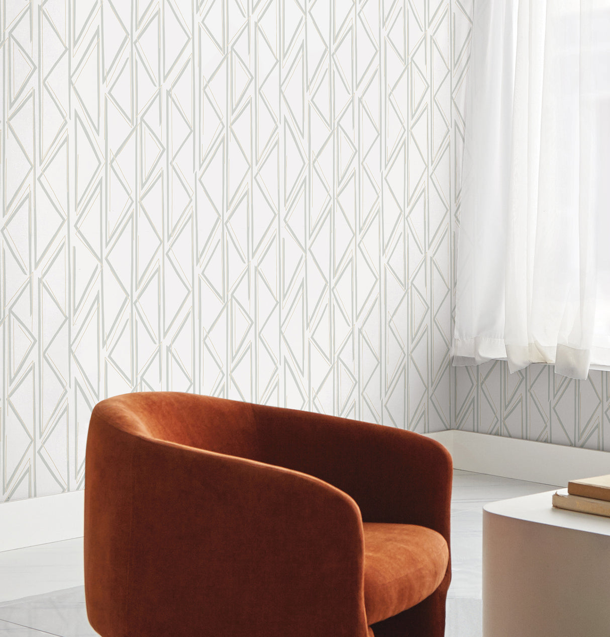 Side By Side Whitewash by Magnolia Home Non Woven Backed Vinyl Wallpaper – York Wallcoverings MJ4854