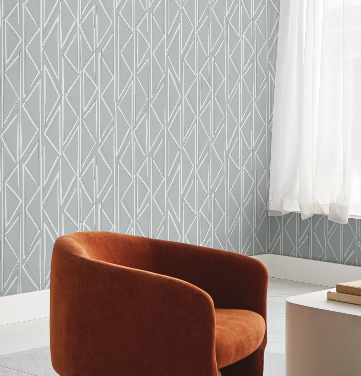 Side By Side Loft by Magnolia Home Geometric Vinyl Wallpaper – York Wallcoverings MJ4855