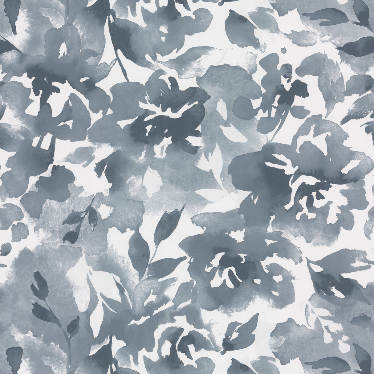 Lakelynn Lakefront indigo floral wallpaper by Magnolia Home