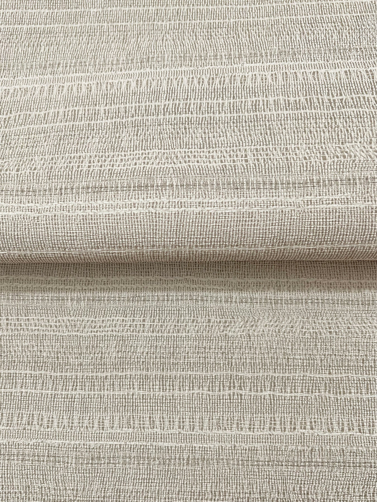 In The Details Mineral by Magnolia Home Textured Stripe Wallpaper- York Wallcoverings MJ4877N