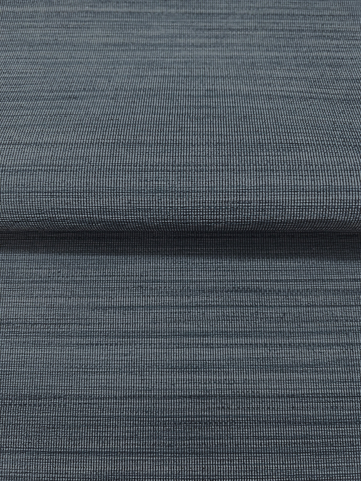 Loomed Indigo by Magnolia Home Faux Grasscloth Non Woven Backed Vinyl Commercial Wallpaper – York Wallcoverings MJ4882