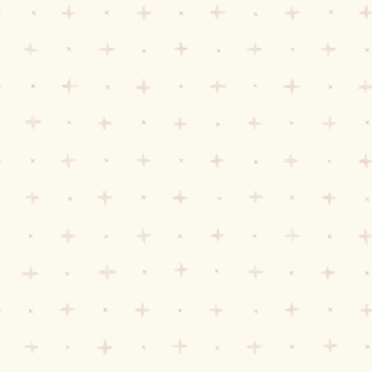 Cross Stitch Pink Wallpaper with Hand-Embroidered Motif - York MK1101