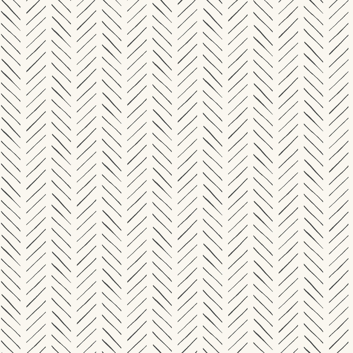 Pick-Up Sticks Black Wallpaper with Herringbone Stripe Pattern - York MK1170
