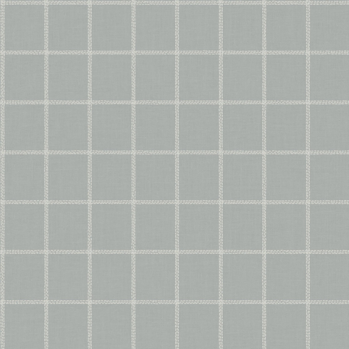 Sunday Best Grey Plaid Wallpaper with Linen-Look Check Pattern - York MK1178