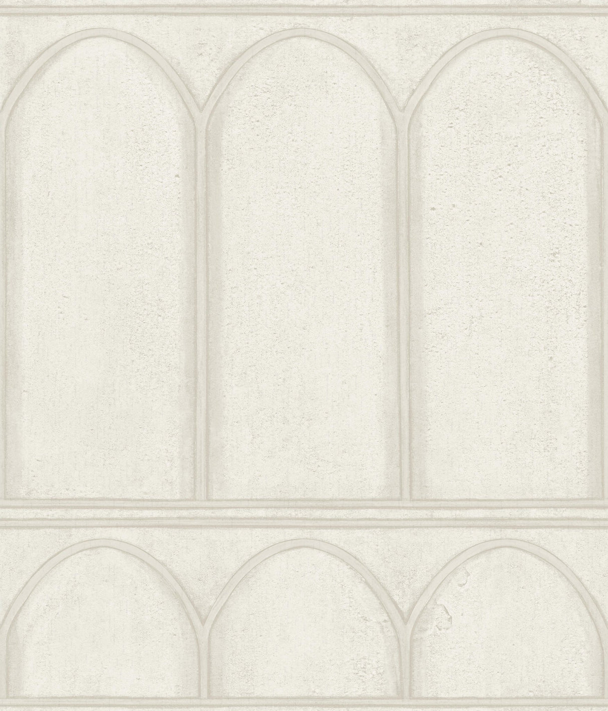 Arches Beige & Pearl Wallpaper with Mediterranean Architectural Arch Motif - York MN1831