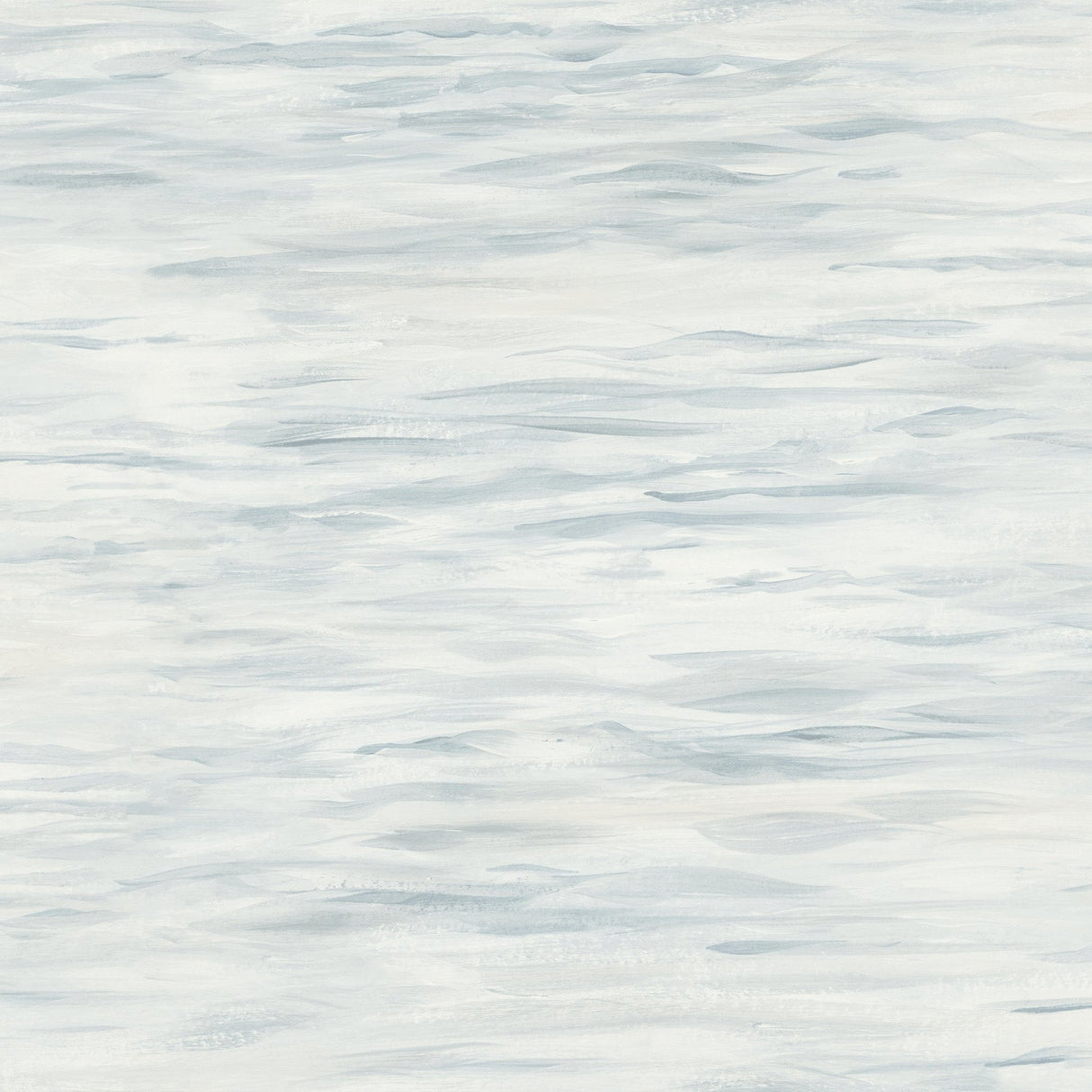 Ripples Grey Wallpaper with Textured Watercolor Wave Motif - York MN1860