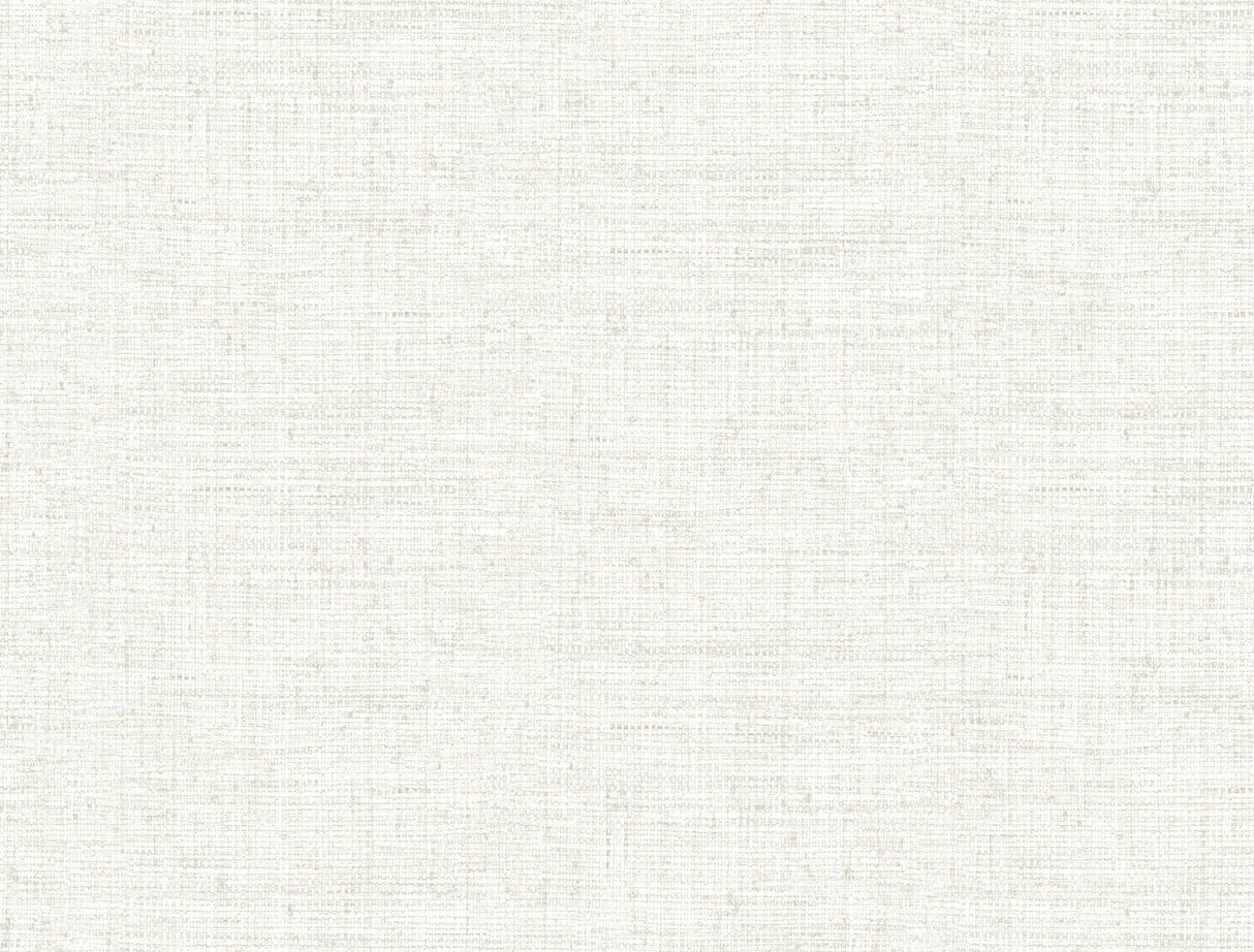 Papyrus Weave Off White Wallpaper with Textured Weave Pattern - York MN1930