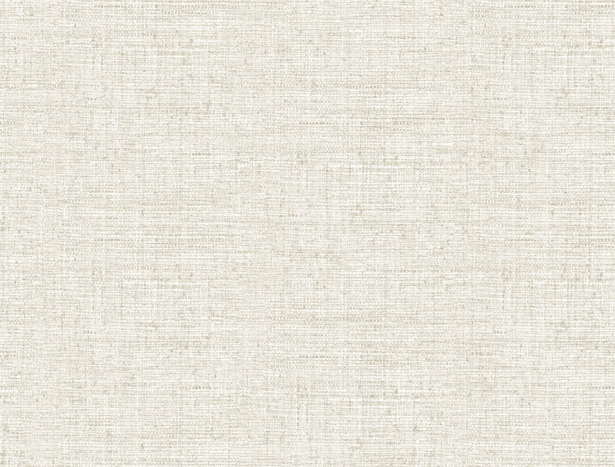 Papyrus Weave White Wallpaper with Textured Papyrus-Look Prepasted Sure Strip - York MN1932