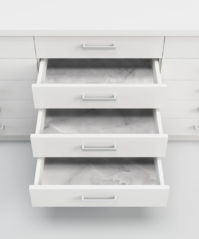 Danby Marble Grey Peel & Stick Wallpaper with Stone Graphic Motif - My Style MS6131