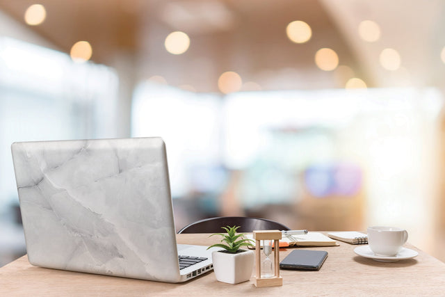 Danby Marble Grey Peel & Stick Wallpaper with Stone Graphic Motif - My Style MS6131